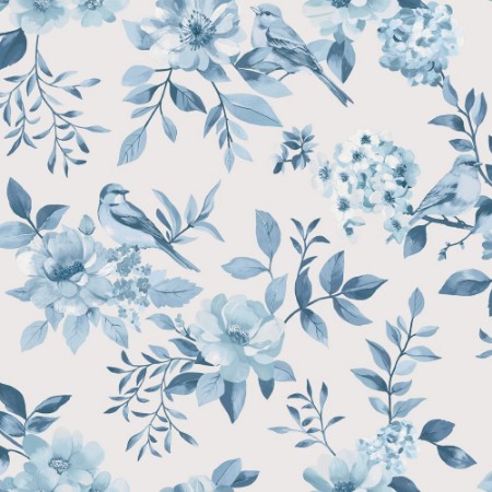 The Bird Garden Blue - 14193 wallpaper Holden Decor