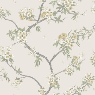 Cherry Blossom Yellow Cream - 14212 wallpaper Holden Decor