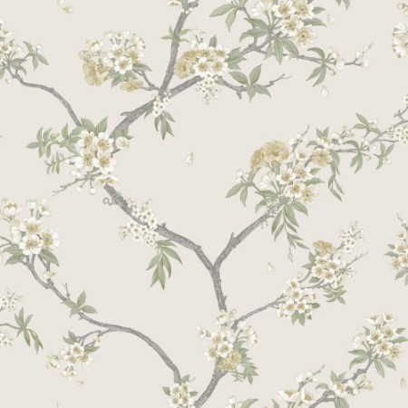 Cherry Blossom Yellow Cream - 14212 wallpaper Holden Decor