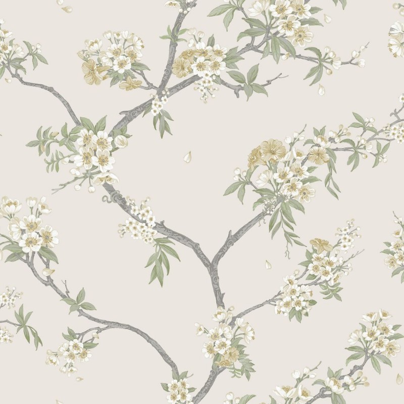 Cherry Blossom Yellow Cream - 14212 wallpaper Holden Decor