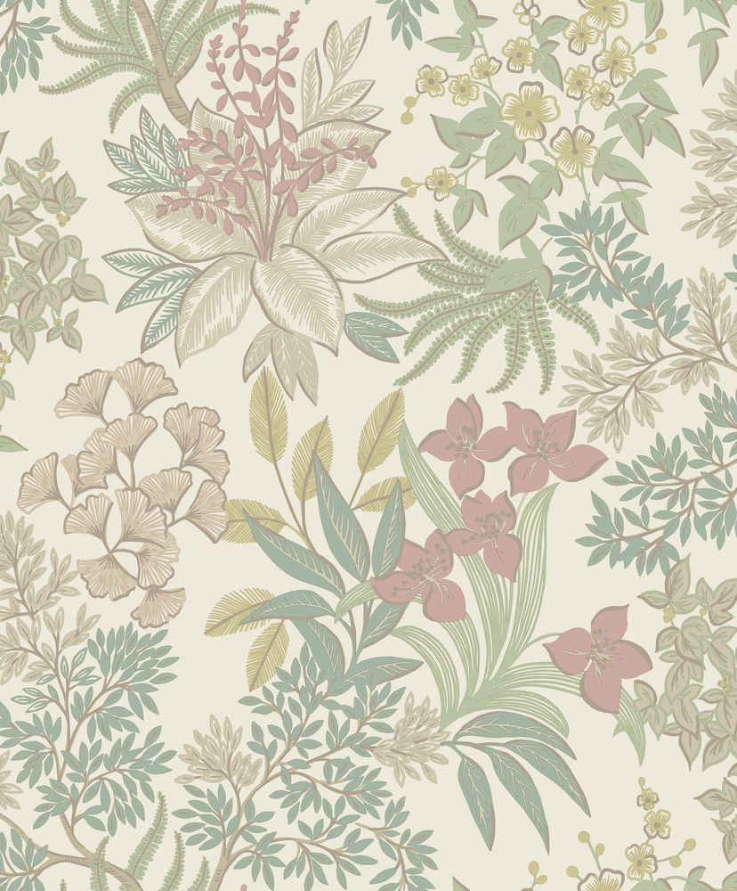 Full Bloom Cream Pink - 14221 wallpaper Holden Decor
