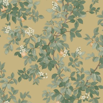 Orange Tree Cream Ochre - 14241 wallpaper Holden Decor