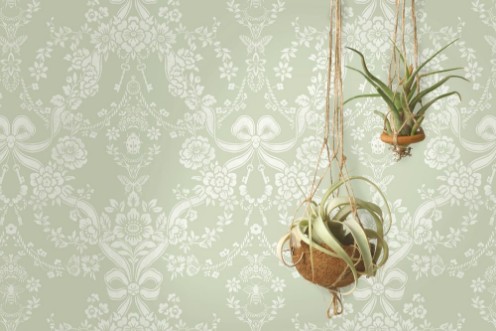 Bow Damask Sage - 14170 wallpaper Holden Decor