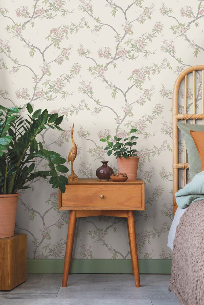 Cherry Blossom Pink Cream - 14213 wallpaper Holden Decor