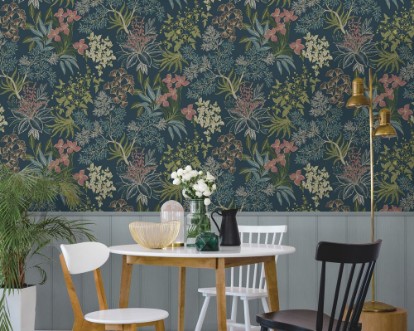 Full Bloom Teal - 14220 wallpaper Holden Decor