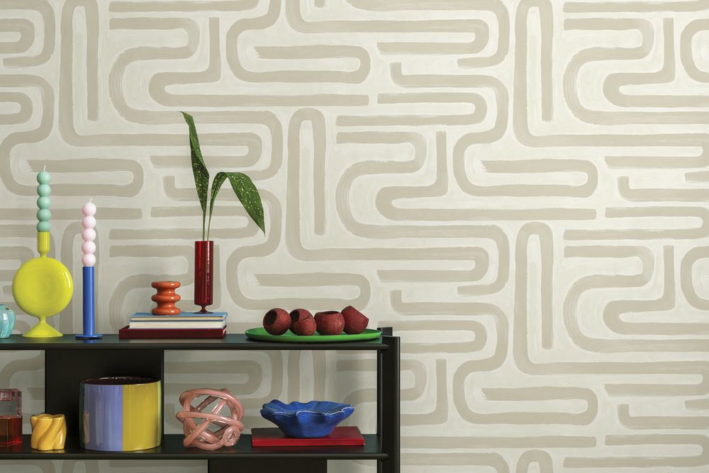 Brushed Geo Neutral - 14230 wallpaper Holden Decor