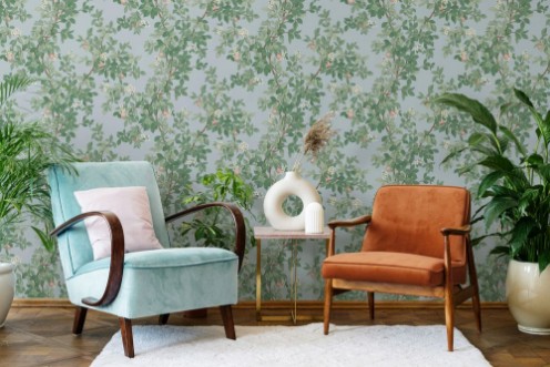 Orange Tree Sky Blue - 14243 wallpaper Holden Decor