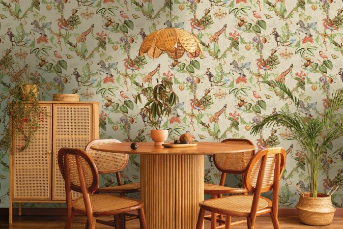 Safari Symphony Beige - 14260 wallpaper Holden Decor