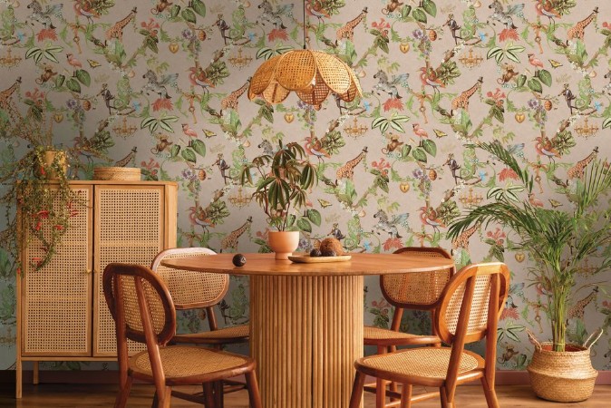 Safari Symphony Soft Pink - 14261 wallpaper Holden Decor