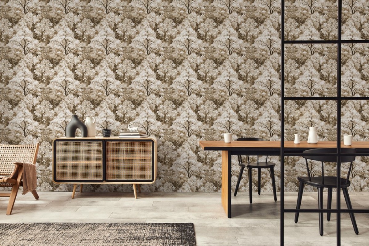 Oskar Beige - 1057201-01 wallpaper in between