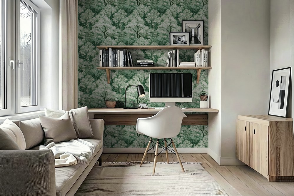 Oskar Green - 1057201-03 wallpaper in between