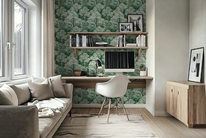 Oskar Green - 1057201-03 wallpaper in between