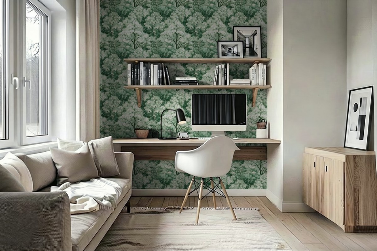 Oskar Green - 1057201-03 wallpaper in between