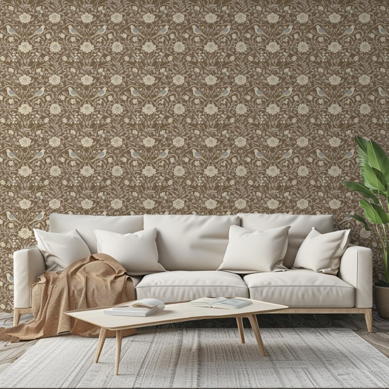 Tillberga Brown - 1061101-02 wallpaper in between