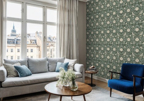 Tillberga Green - 1061101-03 wallpaper in between