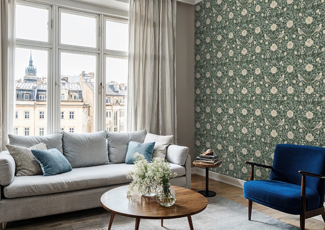 Tillberga Green - 1061101-03 wallpaper in between