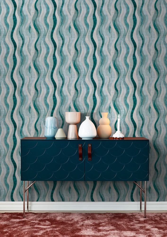 Stellan Blue - 1062201-01 wallpaper in between