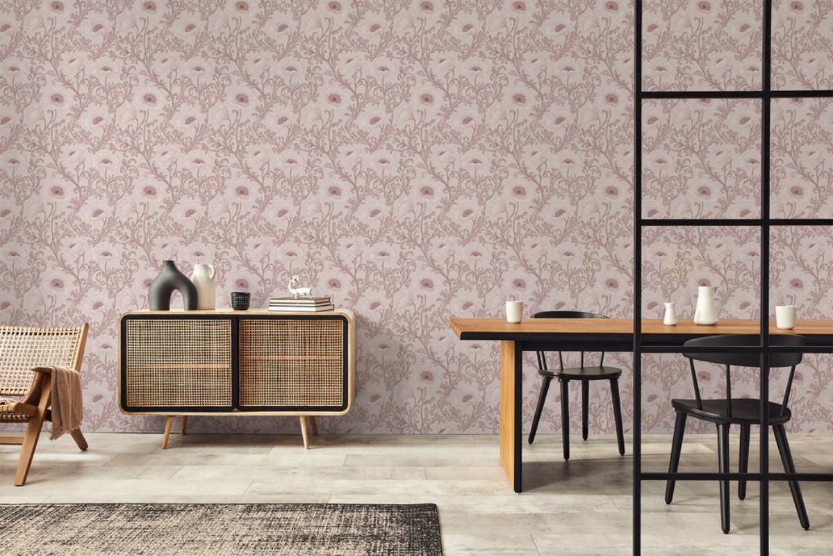 Dorte Pink - 1062401-02 wallpaper in between