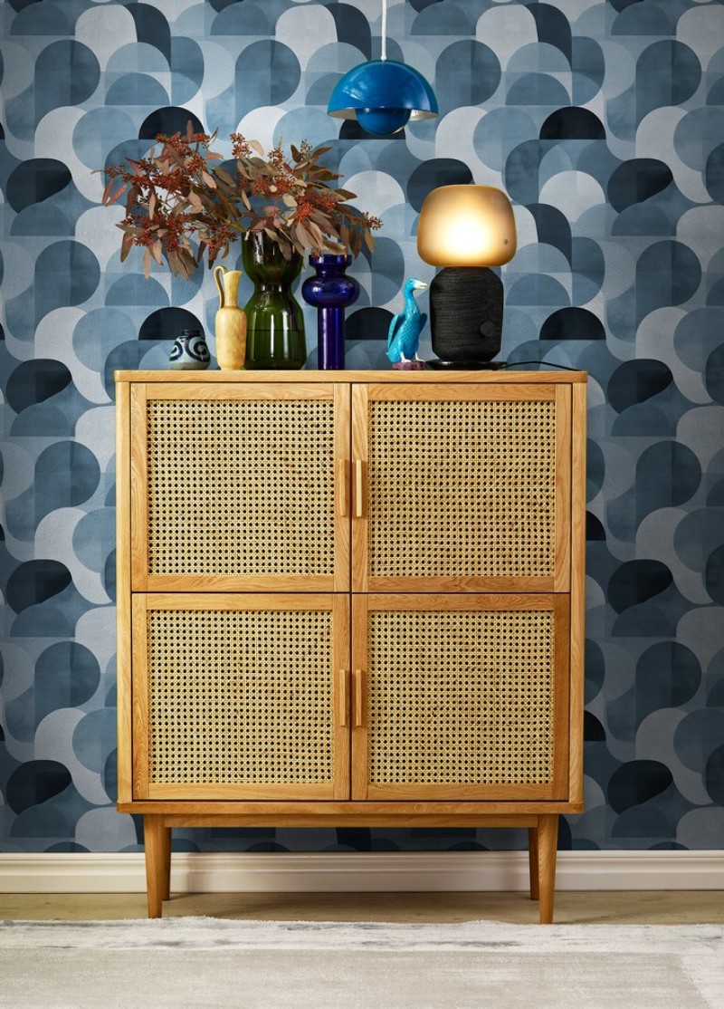 Travis Blue - 1070201-02 wallpaper in between