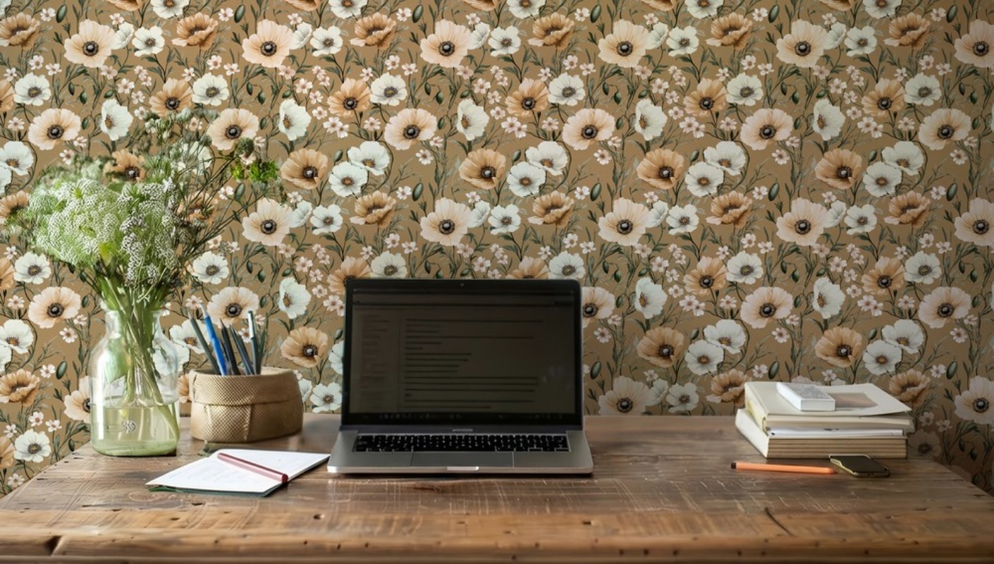 Daniella Beige - 1039601-01 wallpaper Scandza