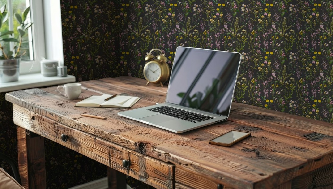 Gunnel Black - 1040201-01 wallpaper Scandza