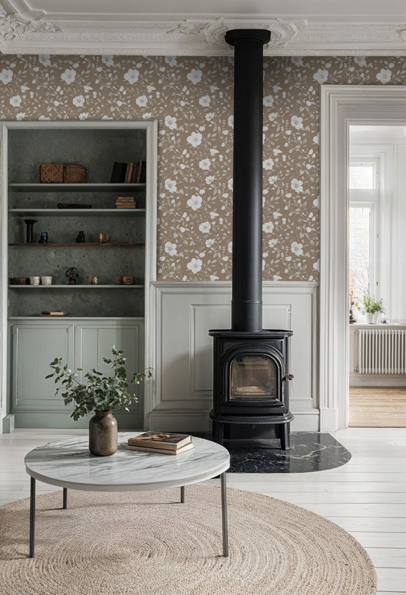 Nanny Beige - 1056401-01 wallpaper Scandza