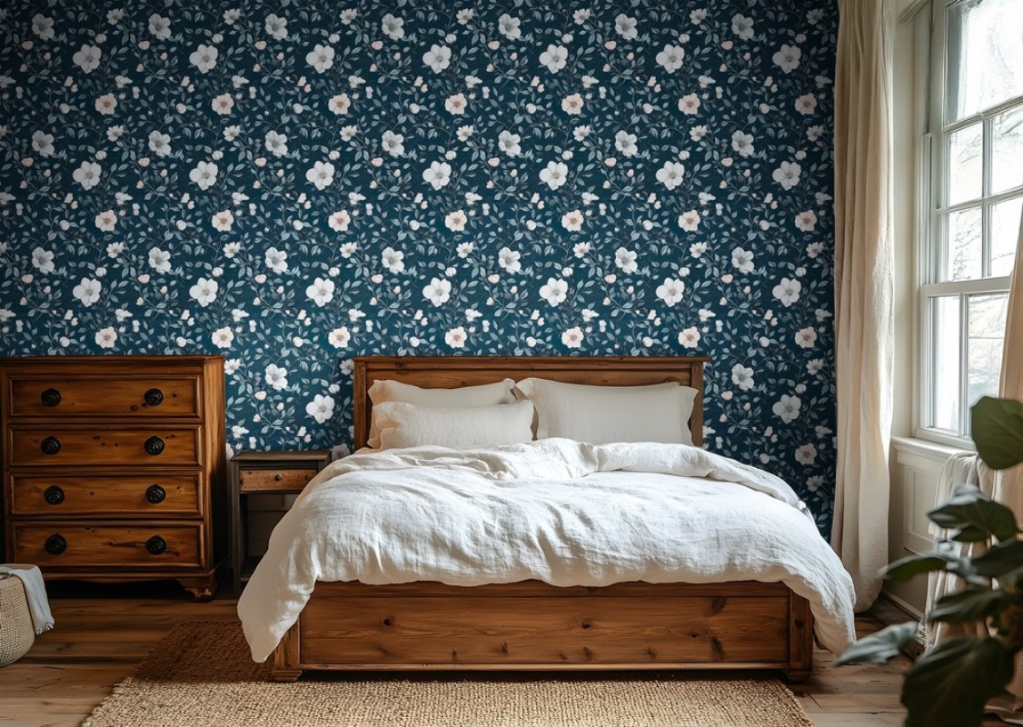 Nanny Blue - 1056401-02 wallpaper Scandza