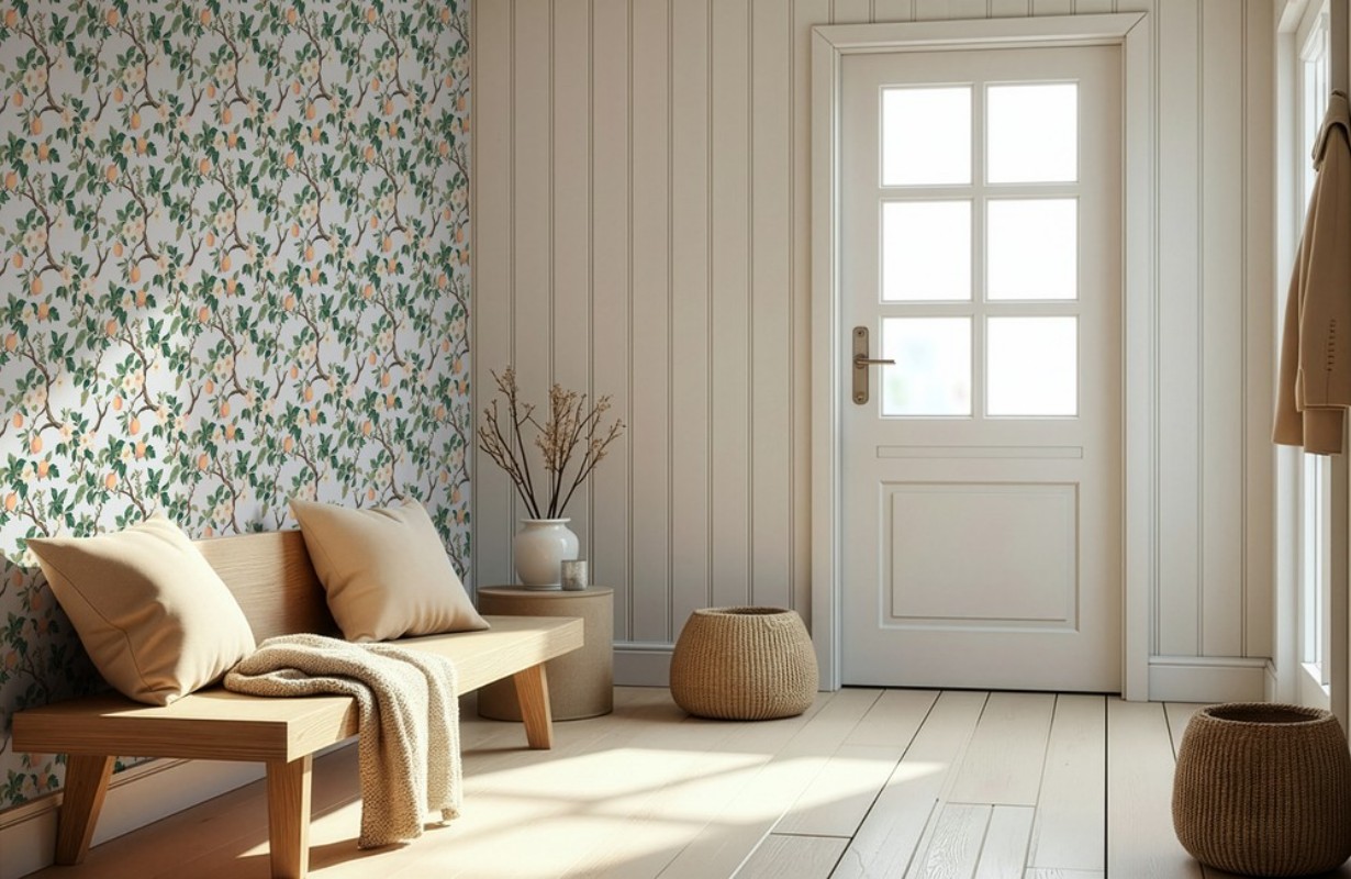 Nykvarn Blue - 1056801-02 wallpaper Scandza