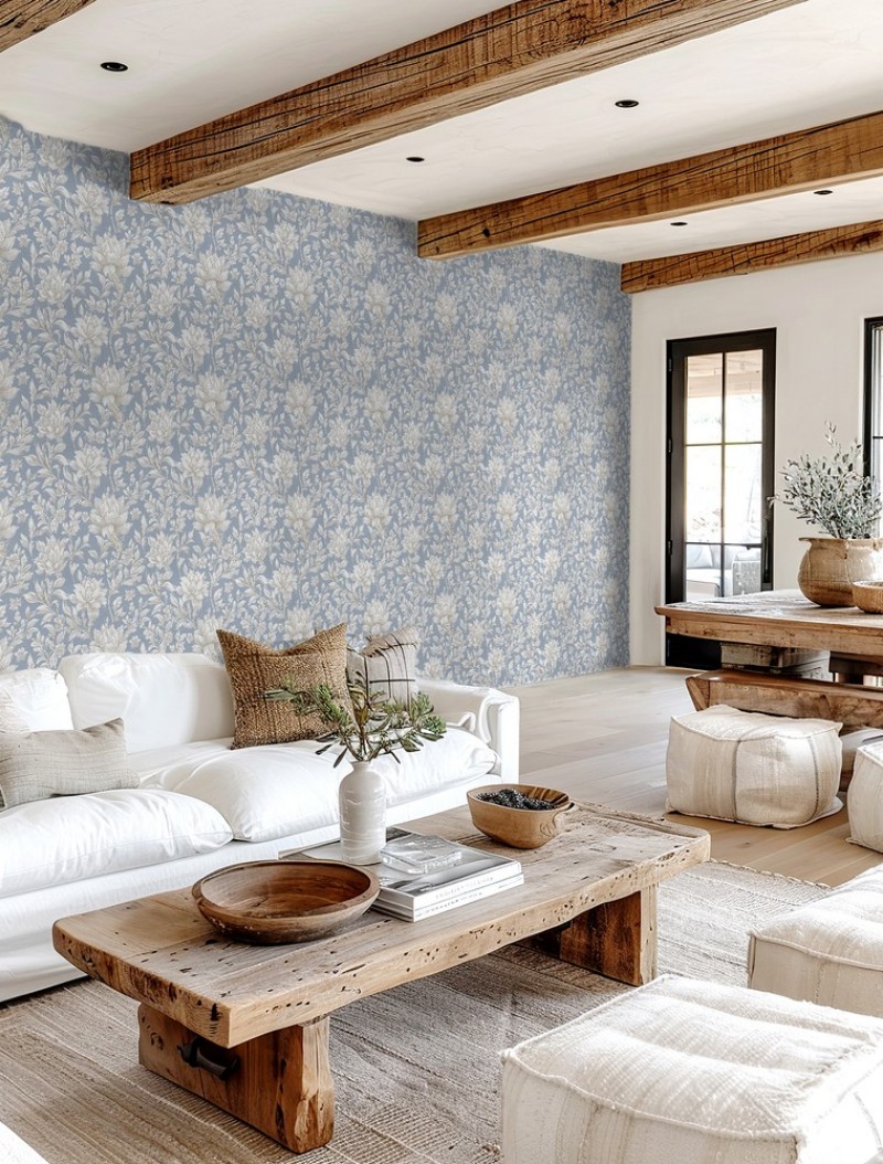 Oksana Blue - 1057001-01 wallpaper Scandza