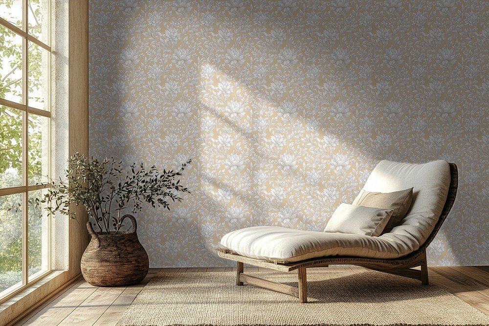 Oksana Yellow - 1057001-03 wallpaper Scandza