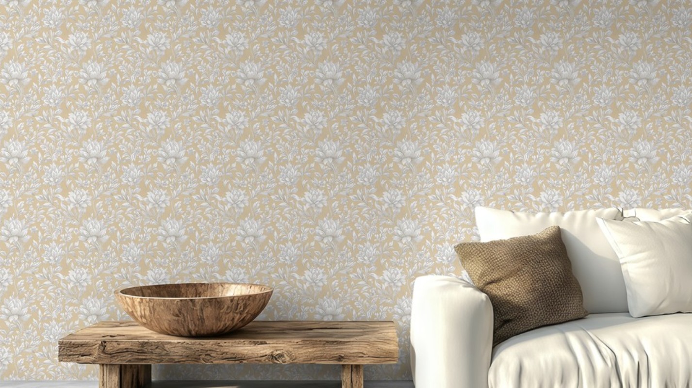 Oksana Yellow - 1057001-03 wallpaper Scandza