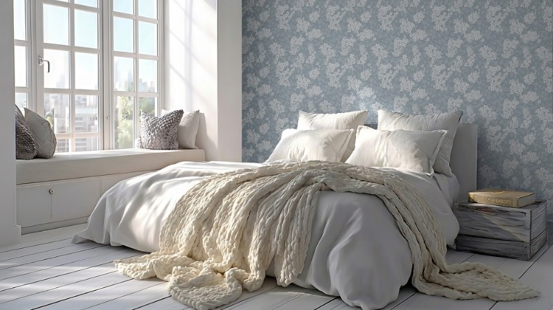 Serina Blue - 1059301-02 wallpaper Scandza