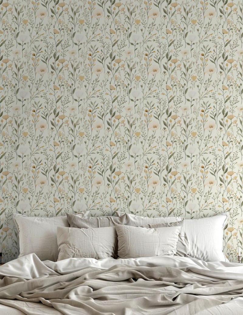 Sigrun Light Green - 1059501-03 wallpaper Scandza