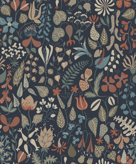 Picture of Farvesammensætning Stig Lindberg Herbarium - 1372 - 08699-01