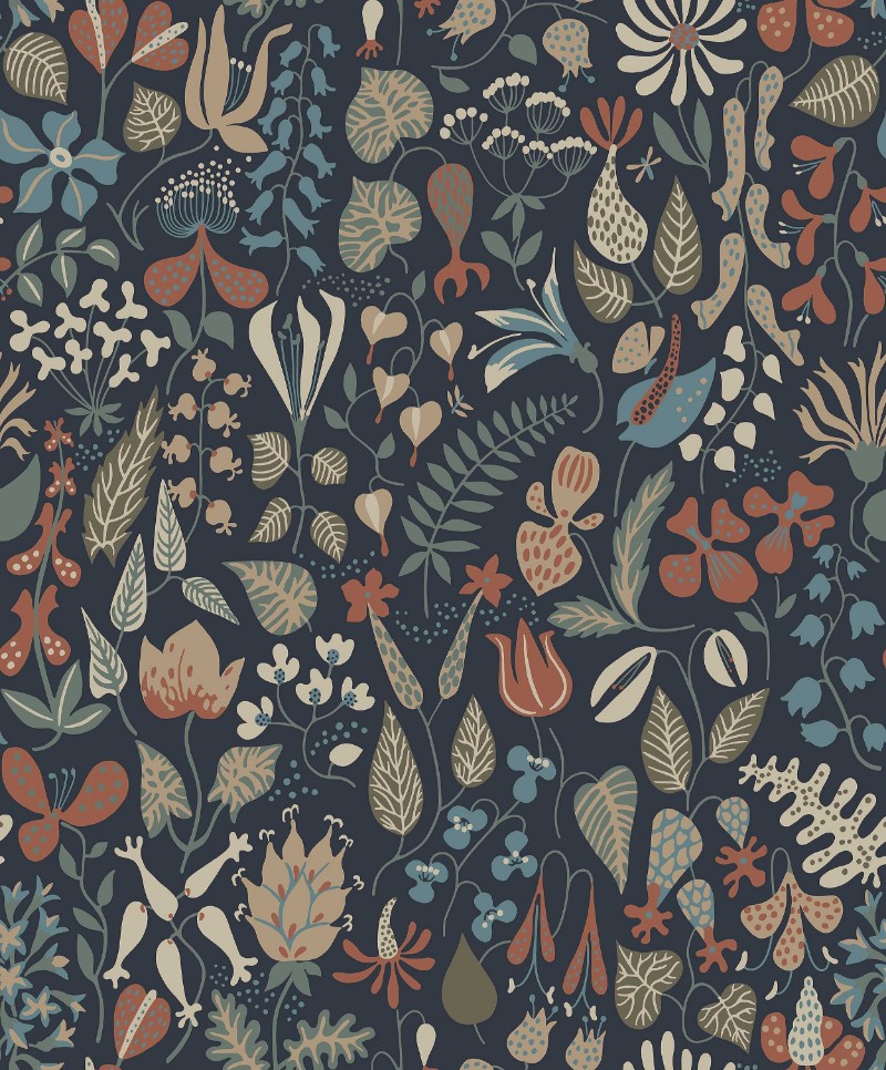 Picture of Farvesammensætning Stig Lindberg Herbarium - 1372 - 08699-01