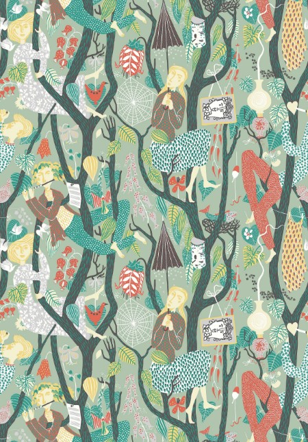 Picture of Farvesammensætning Stig Lindberg Melodi - 1376 - 08703-01