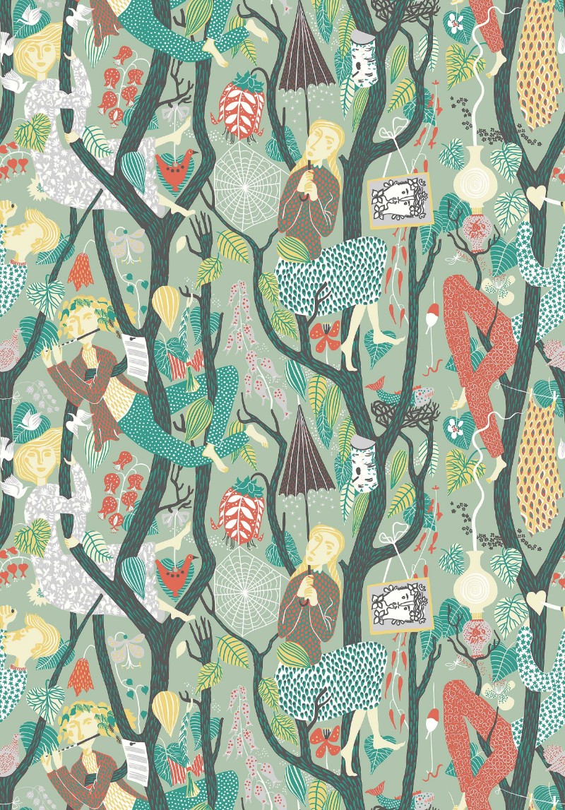 Picture of Farvesammensætning Stig Lindberg Melodi - 1376 - 08703-01