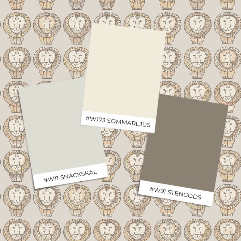 Picture of Farvesammensætning Lisa Larson Lejon - 1377 - 08704-01