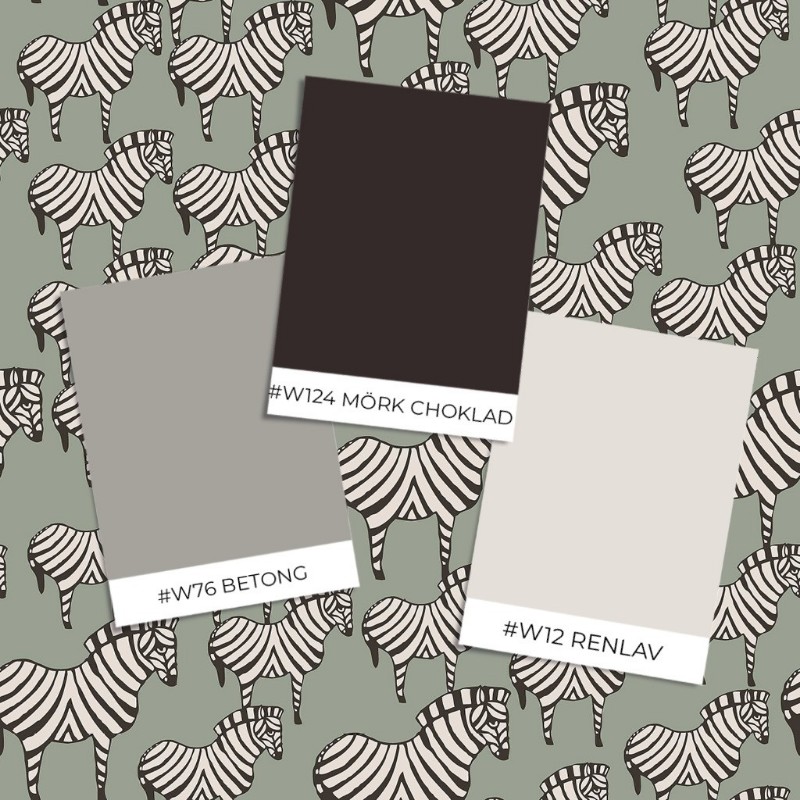 Picture of Farvesammensætning Lisa Larson Zebra - 1379 - 08706-01