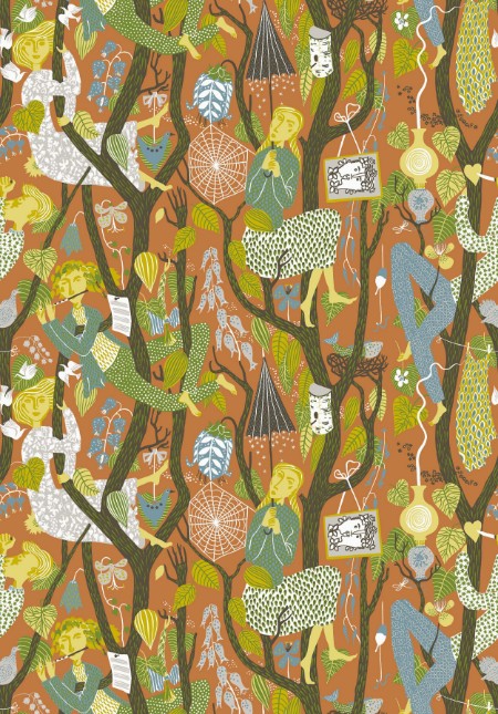 Picture of Farvesammensætning Stig Lindberg Melodi - 1755 - 08722-01