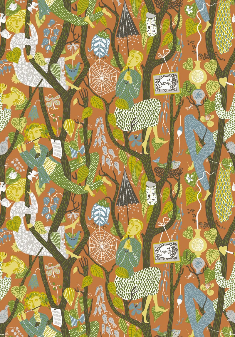 Afbeeldingen van Kleurcombinatie Stig Lindberg Melodi - 1755 - 08722-01