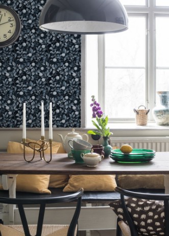 Sparreholm Blue - 1060201-01 wallpaper Scandza