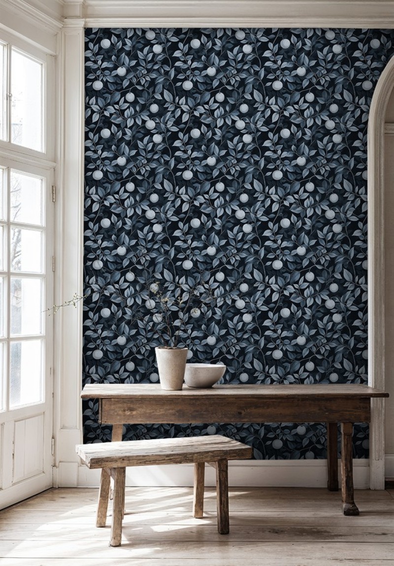 Sparreholm Blue - 1060201-01 wallpaper Scandza