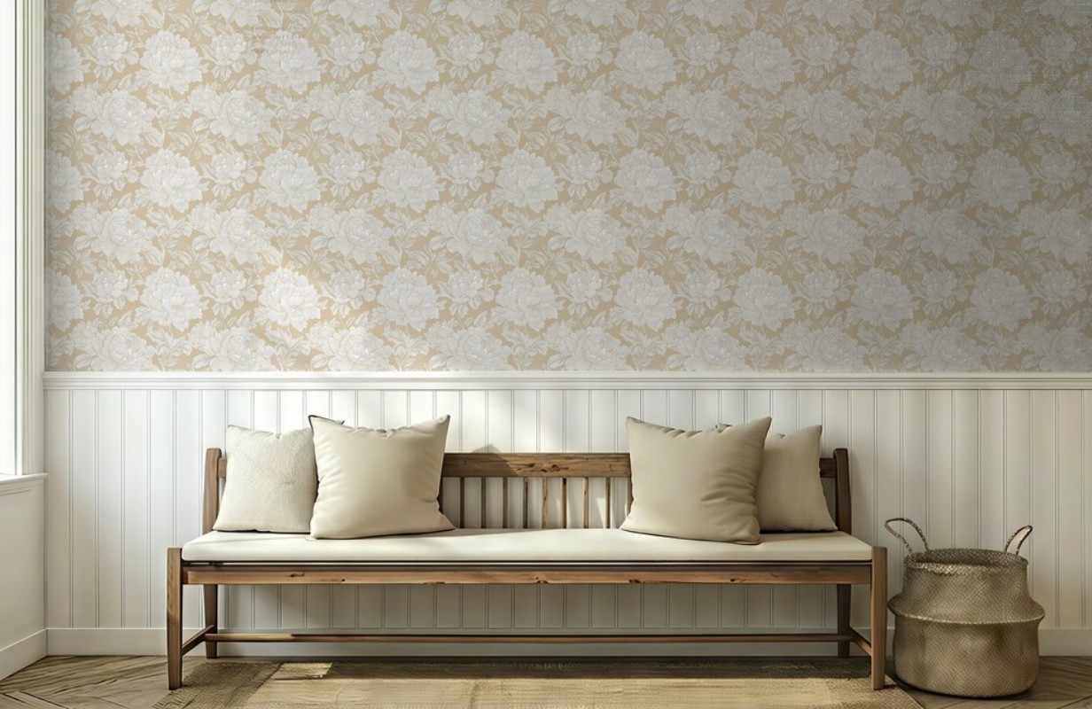 Svea Beige - 1060301-01 wallpaper Scandza