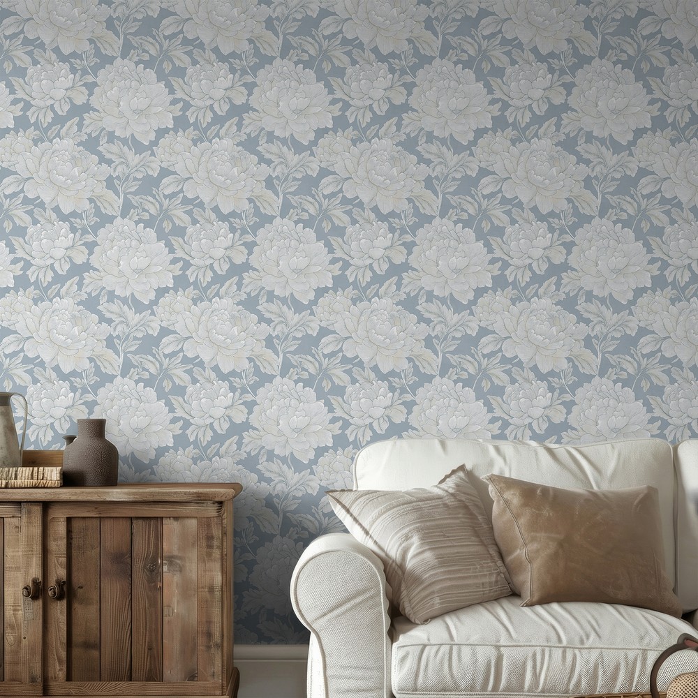 Svea Blue - 1060301-02 wallpaper Scandza