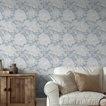 Svea Blue - 1060301-02 wallpaper Scandza