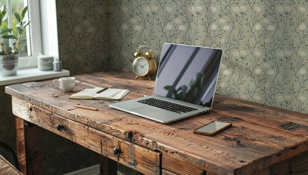 Tanja Dark Green - 1060501-01 wallpaper Scandza