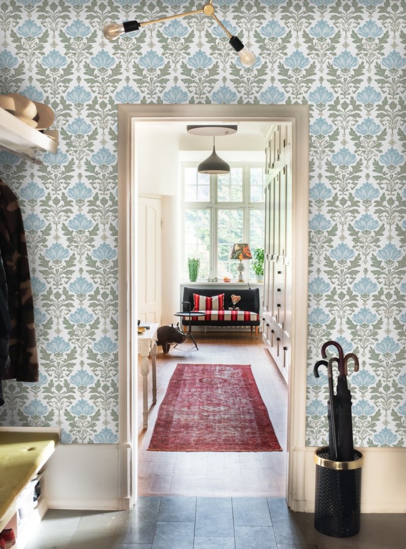 Svanberga Blue - 1062501-02 wallpaper Scandza