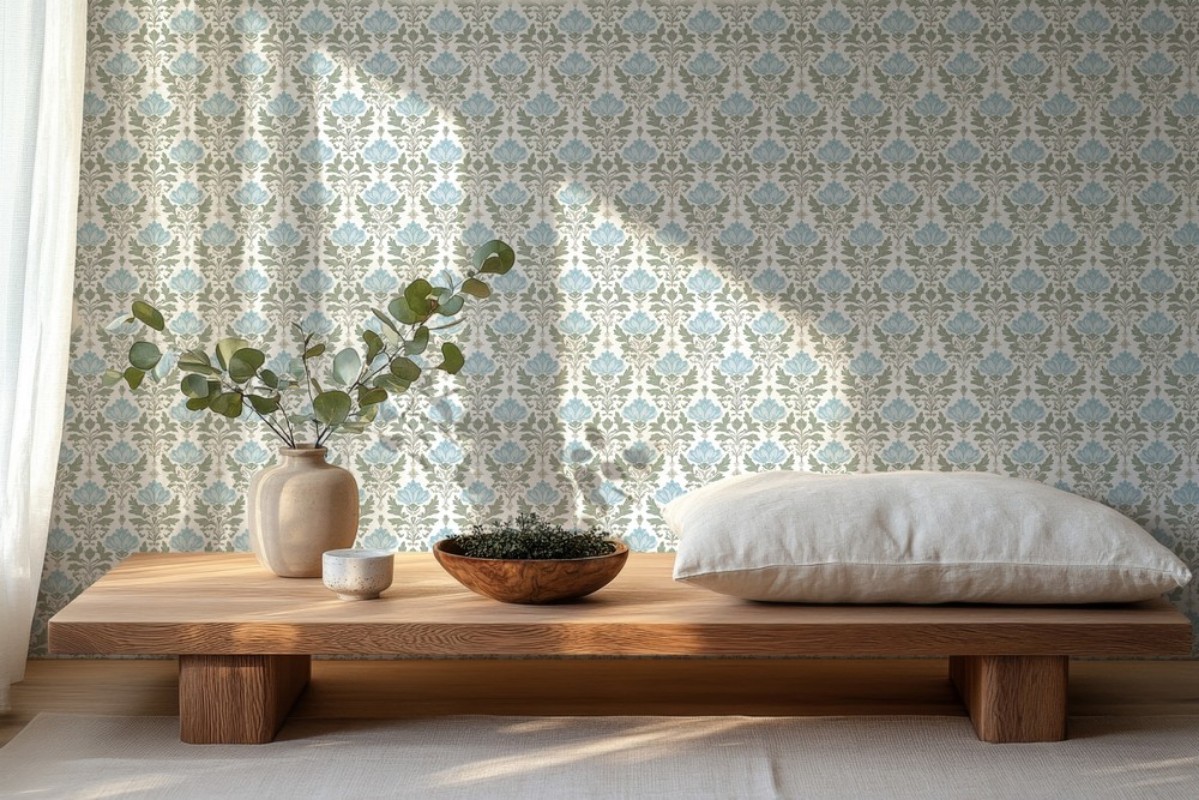 Svanberga Blue - 1062501-02 wallpaper Scandza