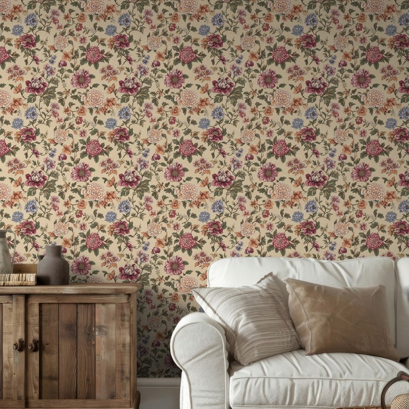 Katarina Yellow - 1063601-03 wallpaper Scandza